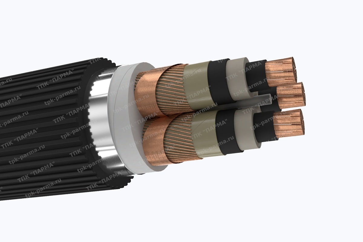 Фотография провода Кабель ПвПу2г 1х95/50 - 6кВ